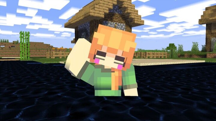 Alex s sister sticky black water - minecraft animation