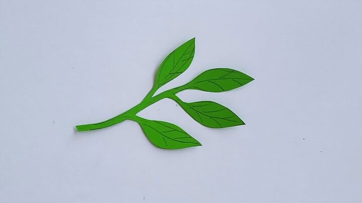 Hướng dẫn cắt chiếc lá | Cut the leaf