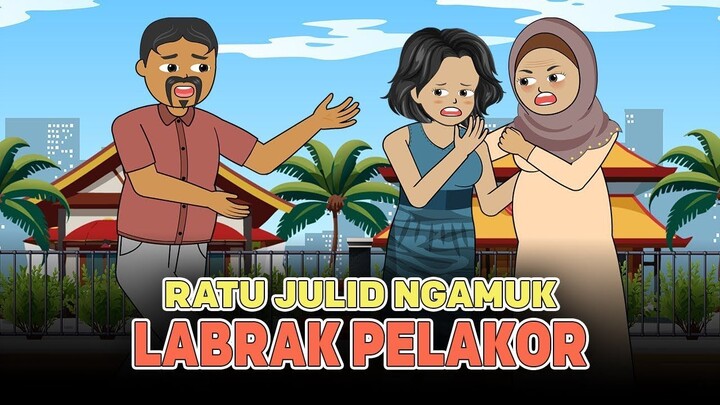 Ratu Julid Ngamuk  Labrak Pelakor yang Rebut Suaminya