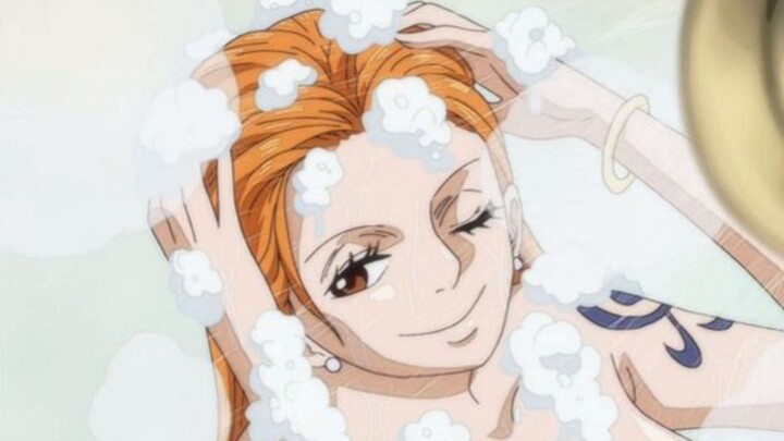 SCENE NGINTIP NAMI MANDI DI ONE PIECE