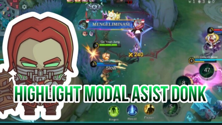 HIGHLIGHT MODAL ASIST DONK
