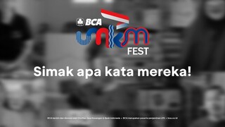 BCA UMKM FEST  | Apa kata mereka di BCA UMKM Fest 2023?