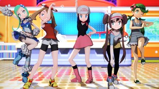 [MMD Pokémon]Đội chiến đấu chân đẹpｽﾚﾝダｰ