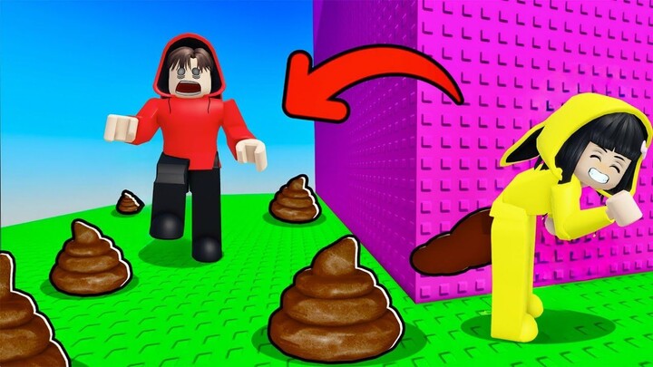 Yuta, Mio Dan BAby Celine Naik Tower Yang Dipenuhi Poop  ROBLOX