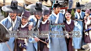 Ahn Hyo Seop and Kim Yoo Jung "BRAINSTORMING ideas" + BEING COMFORTABLE