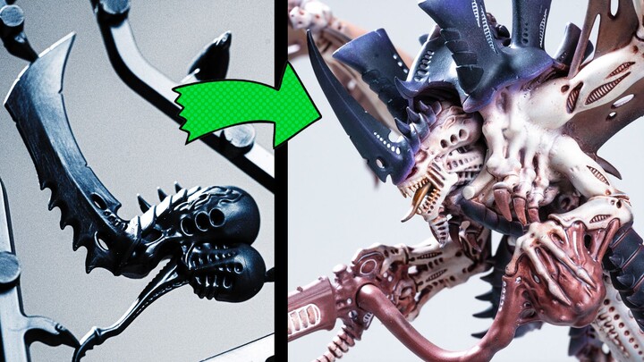 Malu, beli model yang harus dilem? Pemula dalam bidak catur Warhammer 40K merasakan Tyranid Zerg Hiv