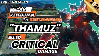 thamuz build critical || TOP GLOBAL THAMUZ ||THAMUZ GAMEPLAY ||MLBB/MOBILE LEGENDS