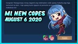 ML New Codes/August 6 2020