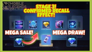 STAGE 3! CONFIRMED EPIC RECALL! MEGA SALE 1 DIAMOND 1 EPIC SKIN! WIN 50,000 DIAMONDS MOBILE LEGENDS