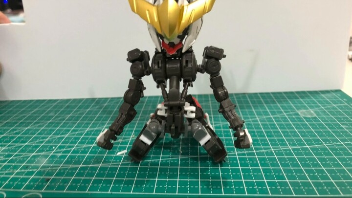 This is what Bandai released for MGSD Barbatos? I already modified HGSD Barbatos last year! Okay, he