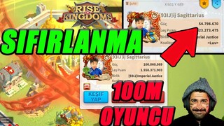 KVK'da 100 M  Oyuncu Sıfırlanması - Rise Of Kingdoms