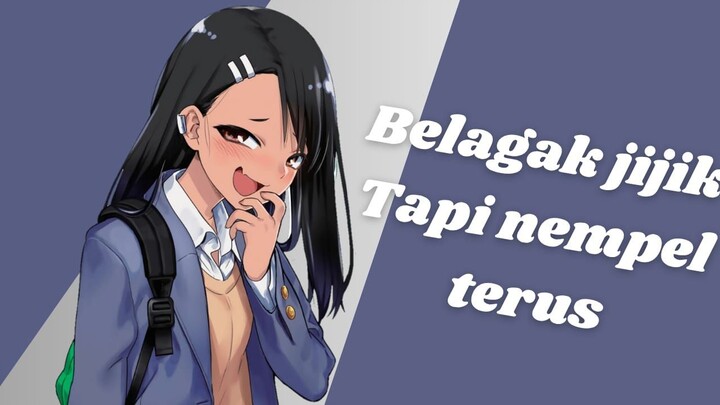 sok petantang petenteng padahal mah suka😂