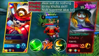 WOOPI VS TOP SUPREME KHUFRA TRASHTALKER! | WHO'S THE BETTER TANK?! | MLBB