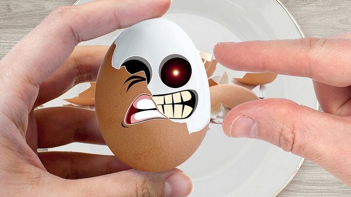 YouTube creative animation, millions of bloggers have settled in station B! When the egg can talk, i