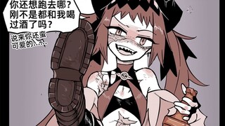 A magical girl facing unemployment after trauma