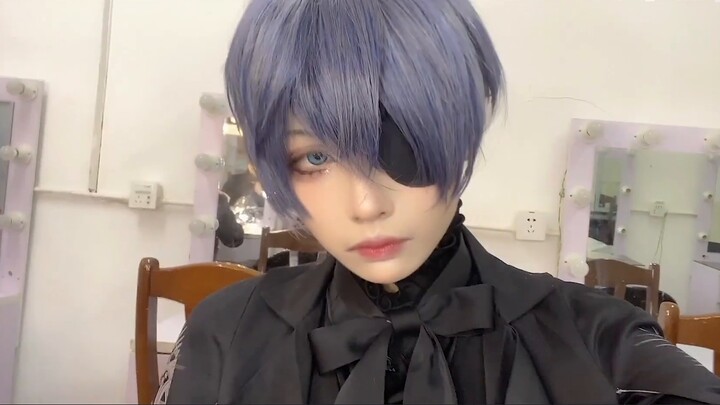 [Qiyin] Apakah Anda tahu diakon palu? Kuroshitsuji 15th anniversary cos makeup + vlog + film positif