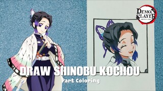 Draw SHINOBU KOCHOU Part coloring 🌸