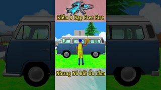Anh Đen Xì Xì Đi Rửa Xe Kiếm Tiền Nạp Free Fire 🤣 #shorts
