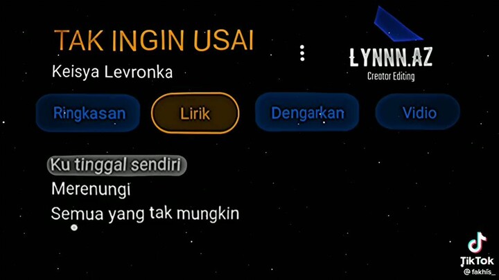 TAK INGIN USAI#