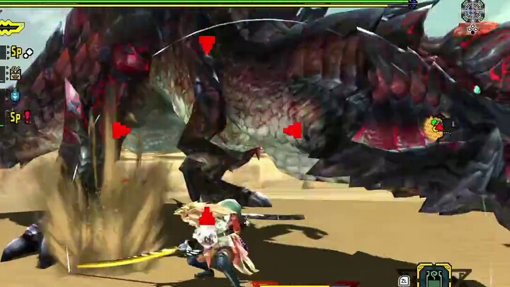 [Klip darah panas Monster Hunter XX] Terlalu pisau! Tampan sudah cukup!