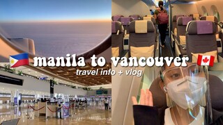 🇵🇭 philippines to canada (2021) 🇨🇦 travel info + vlog