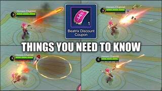 BEATRIX | THINGS YOU NEED TO KNOW