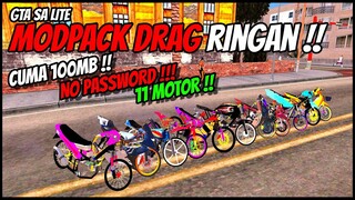 100MB❗❗ MODPACK DRAG + SOUND GTA SA LITE ANDROID TERBARU 2022 // NO PASSWORD // RINGAN BANGET 🔥🔥