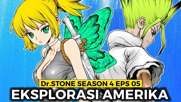Dr.Stone Season 4 Episode 05  -  Senku Diserang Orang Misterius di Amerika Serikat
