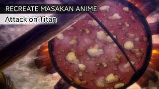 COBAIN MASAKAN TERAKHIR YANG HANGE MASAK SEBELUM PERANG LAWAN EREN RUMBLING ?!?!?! (ATTACK ON TITAN)