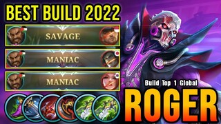 Roger Best Build 2022 (AUTO SAVAGE) - Build Top 1 Global Roger ~ MLBB