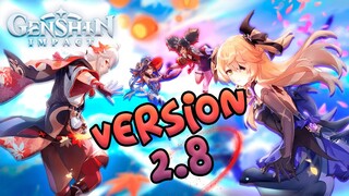 La VERSION 2.8 de GENSHIN IMPACT ( Todas las Novedades)