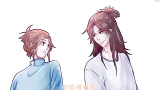 【天官赐福】花怜衍生现代paro画画的baby