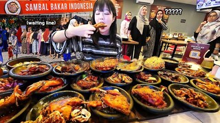 자카르타4탄)인도네시아의 김밥천국?!😲28인분만 시켰습니다..줄서서 먹는 삼발 바카르 먹방