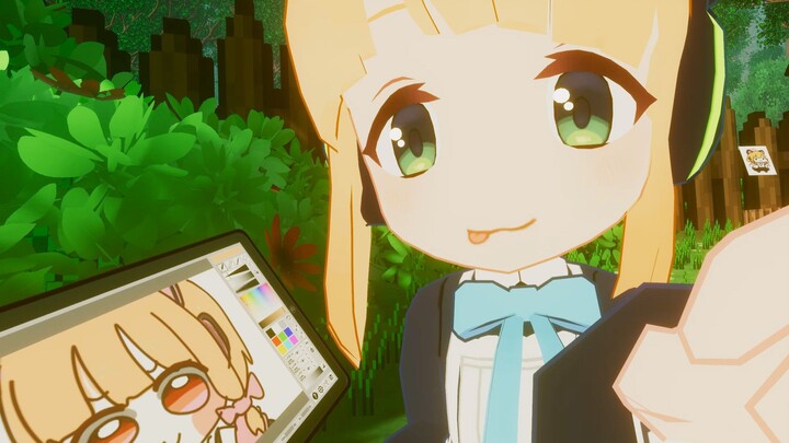 Little Green Draws Little Peach