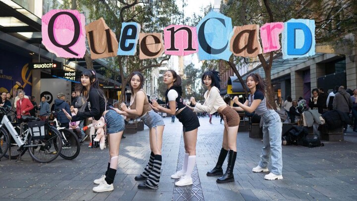 【Gidle】美式复古妆造打歌！悉尼街上翻跳女娃QueenCard