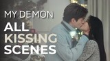 My Demon | Top 5 Kissing Scenes | Gu-won and Do-hee #kissscenes  #kdrama