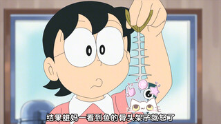 大雄让整个小镇的小猫咪都来帮自己干活。没想到蓝胖子也差点……