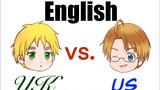 [อนิเมะ]【APHทอล์คโชว์ภาษาอังกฤษ】ไม่รับรู้ถึงความแตกต่างของภาษาอังกฤษ