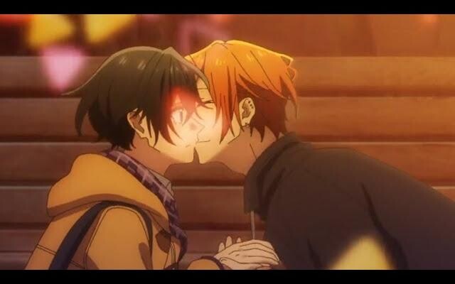 จูบซาซากิและมิยาโนะ 😘 จูบอนิเมะสุดโรแมนติก yaoi bl