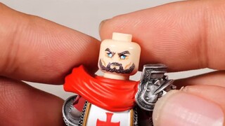 399 yuan, unboxing the LEGO third-party minifigure Innocent III's hand, the appearance is domineerin