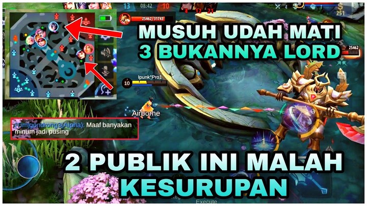 KEBANYAK MINUM KATANYA, ATAU EMANG TOL*L AJA