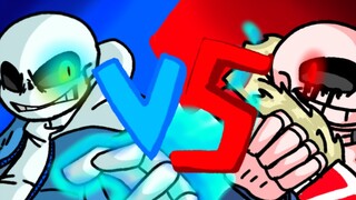 【UT动画】sans VS killer sans暴肝1500帧！