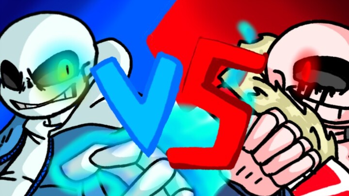 【UT动画】sans VS killer sans暴肝1500帧！