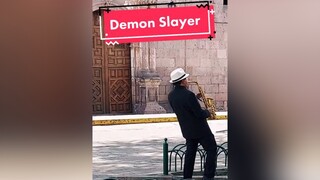 Responder a  mi ¿Quién reconoció el OP? kimetsinoyaiba demonslayer muzan cosplay sax saxofón saxofonista saxophone