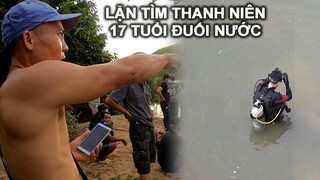 Hàng Chục Người Lặn Tìm X.á.c Thanh Niên Đuối Nước Khi Tắm Suối