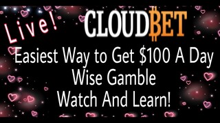 Cloud Bet ▪ Easiest way for me to Earn $50 to $100$ Per day Watch And Learn!