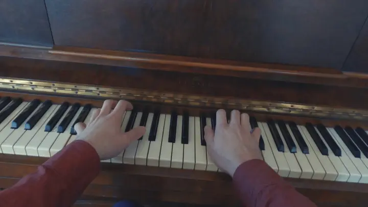 C418 - Wet Hands (Minecraft), Played on an Old Piano
