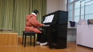One year of self-taught piano...