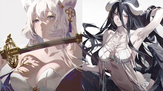 [Được nghệ sĩ đề xuất] Ánh sáng và bóng tối mờ ảo ~ FGO.. Một fan cuồng nhiệt của người hâm mộ Albed