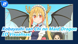 [Kobayashi-san Chi no Maid Dragon] ED (Versi Lengkap) / Visualisasi Musik_2